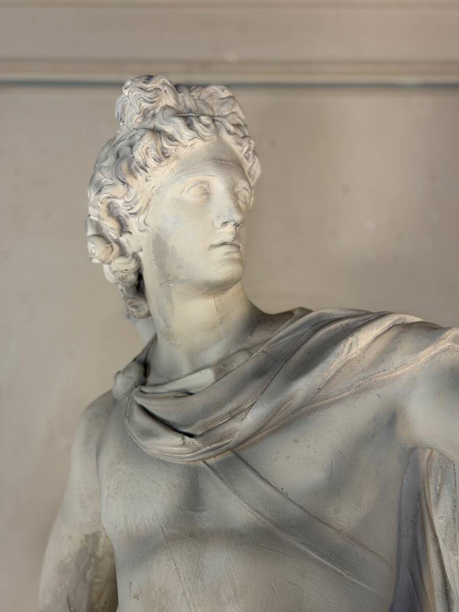 Apollo of the Belvedere, plaster cast after the Antique, around 1900