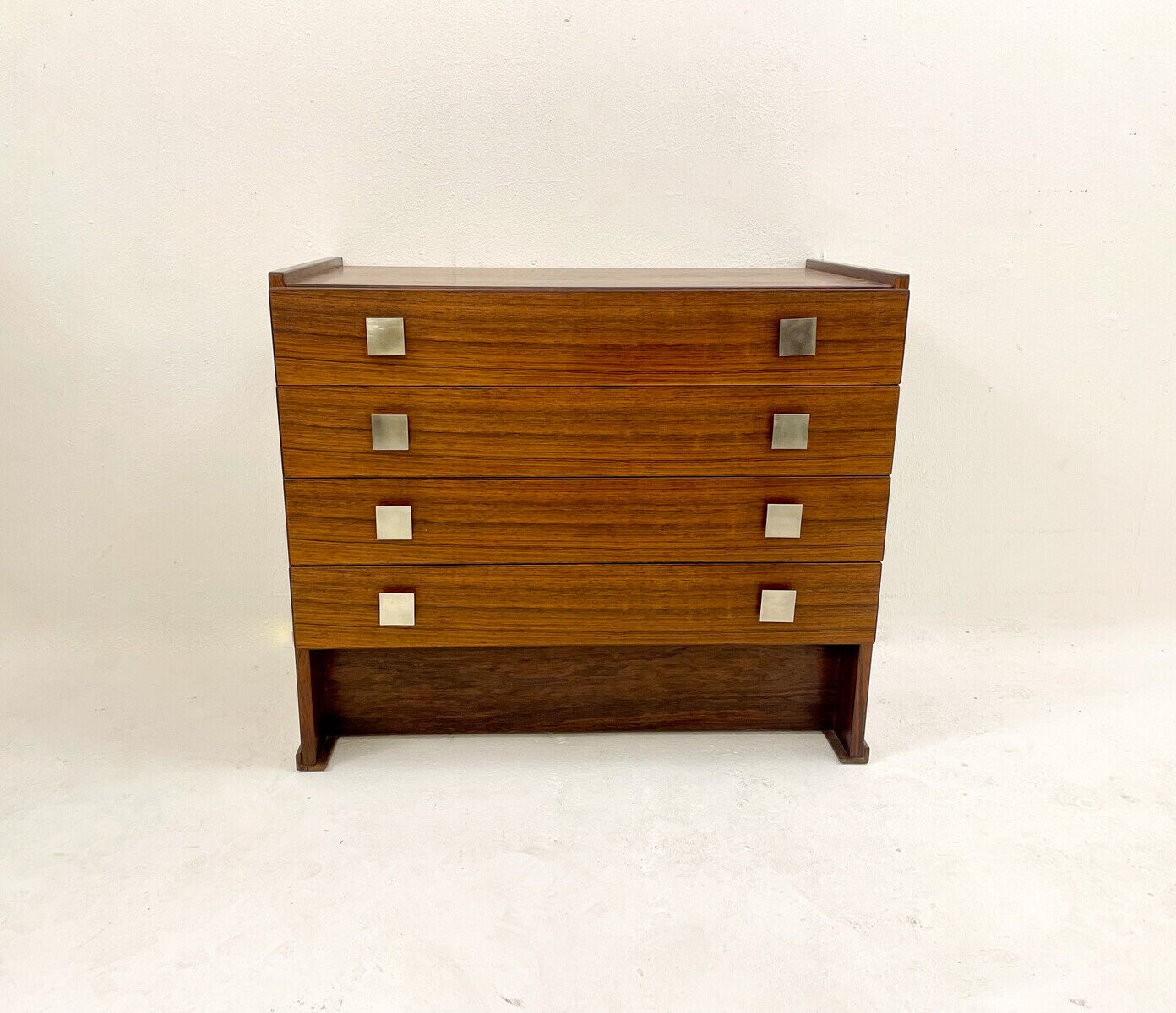 Mid-century modern wooden chest of drawers, italy, 1960s
