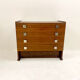 Mid-century modern wooden chest of drawers, italy, 1960s