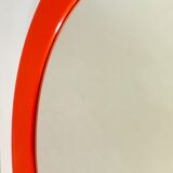 Round orange wall mirror by syla 70 years