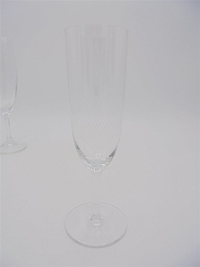 Mismatched champagne flutes