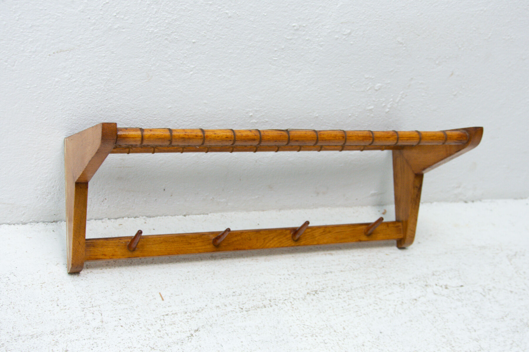 Mid century wall shelf by Krásná Jizba, Czechoslovakia, 1960´s