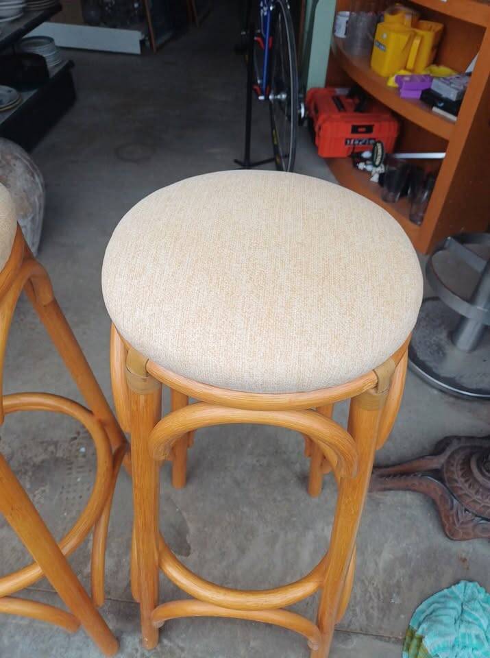 Thonet-style wooden bar stool