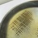 Large enamelled stoneware dish signed Tournay