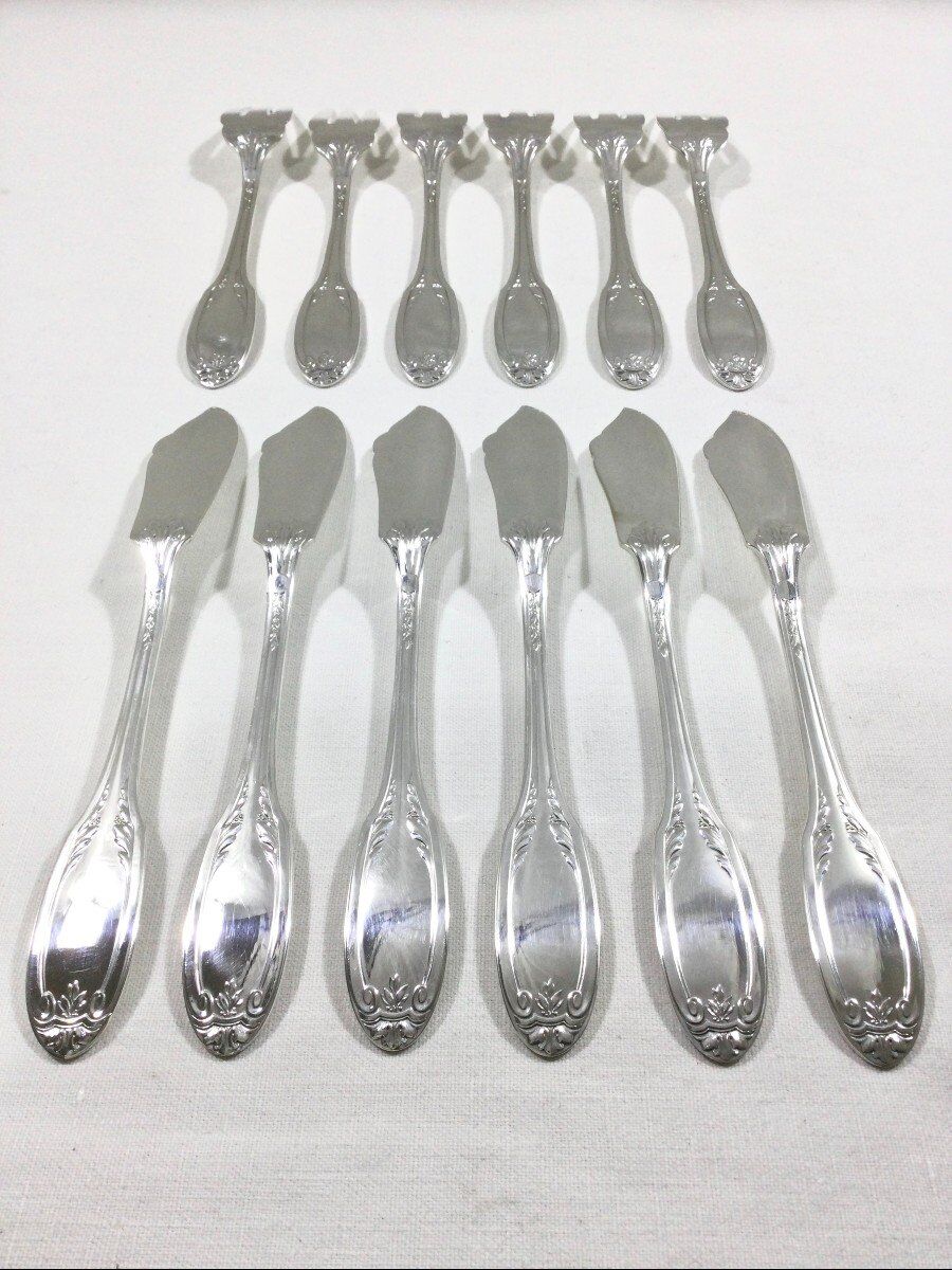 6 cutlery in poisson, François Frionnet