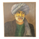 Orientalist Painting Portrait Oil On Canvas