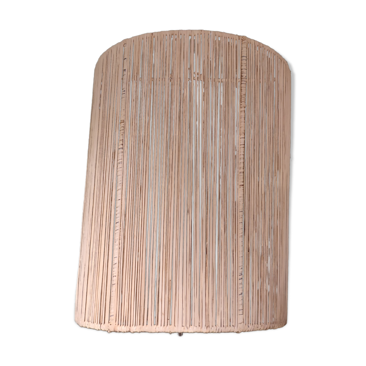 Raffia wall lamp