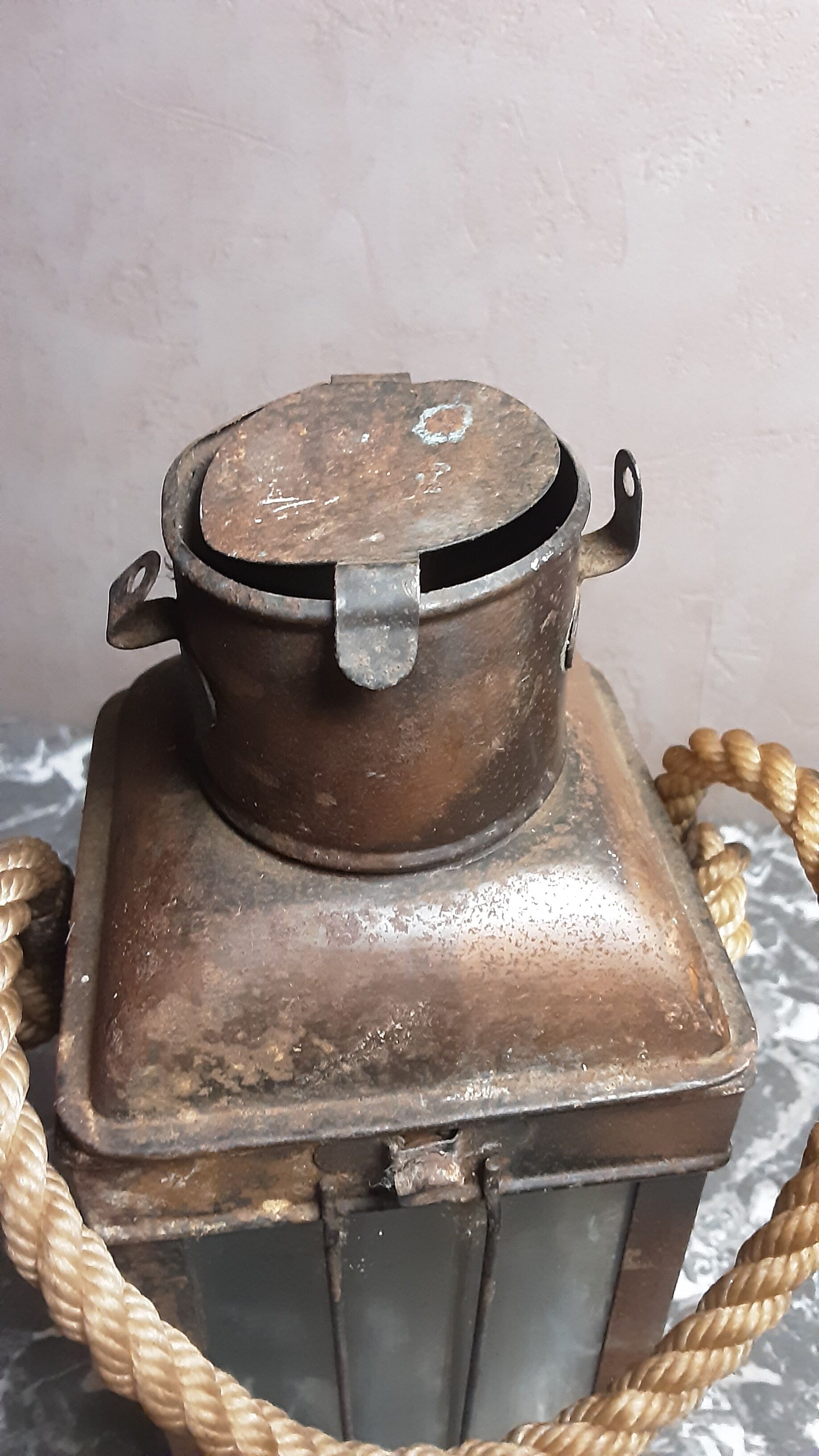 Old oil lantern