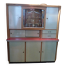 Sideboard in red and green rockabilly formica