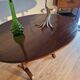 Folding oval winemaker's table