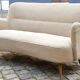 Couch sofa club 3 places organic 50 60 vintage years