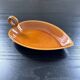 Amber leaf plate