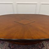 English Globe Wernicke Style Art Deco Conference Table
