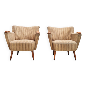 2x fauteuils Mid Century