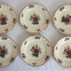 Set of 6 vintage dessert plates model Agreste, earthenware of Sarreguemines