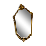 Mirror golden shell Louis XV 1960