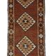 Herki vintage wool hallway rug, 307 x 87 cm