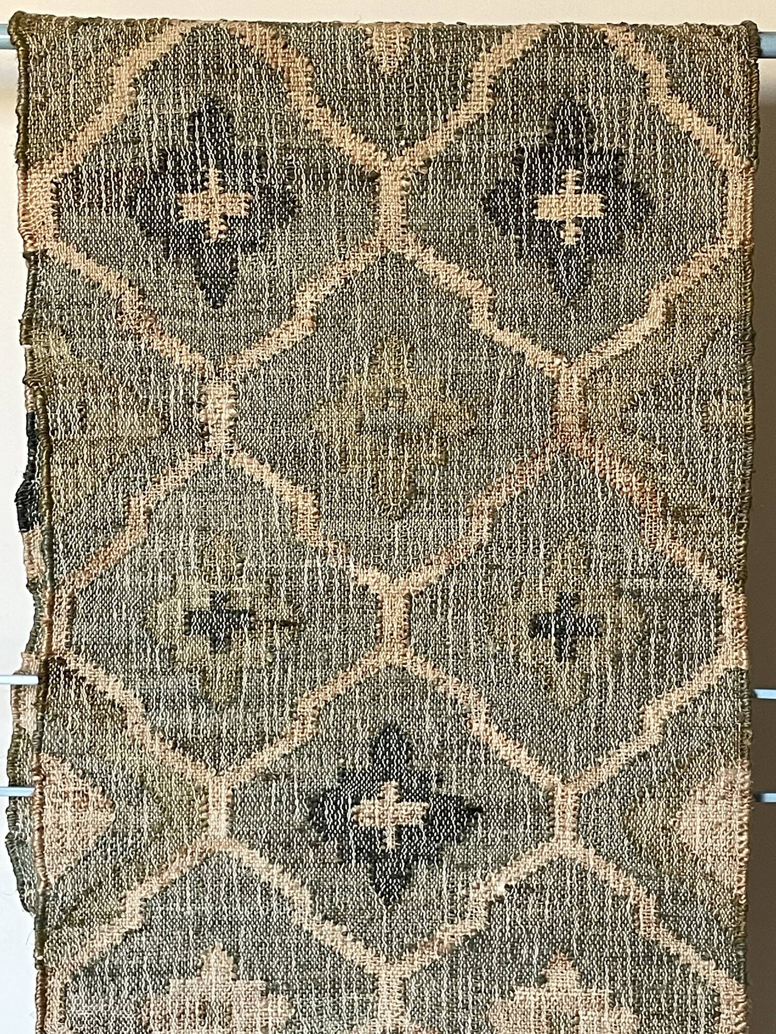 2.5x8 Ft-Hemp\Cotton Handwoven Kilim Runner,Home Decor,Gift,Bed Side Runner,Floor,Lobby,Rug/Carpet.