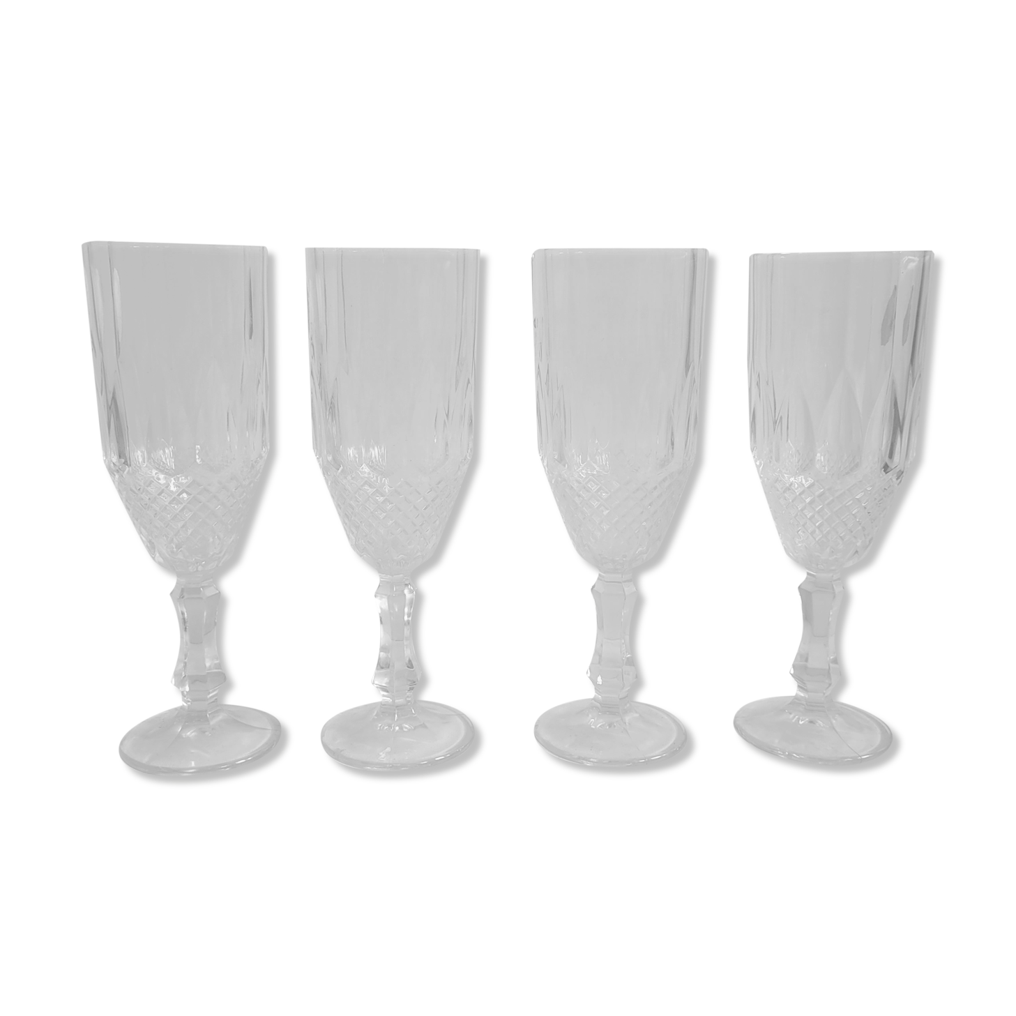 Set 4 glasses champagne