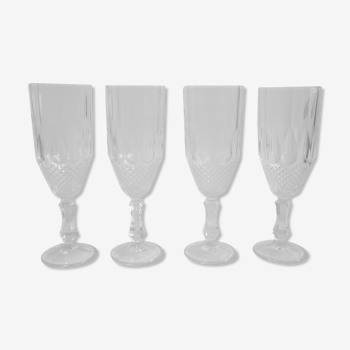 Set 4 verres champagne