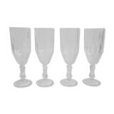 Set 4 glasses champagne