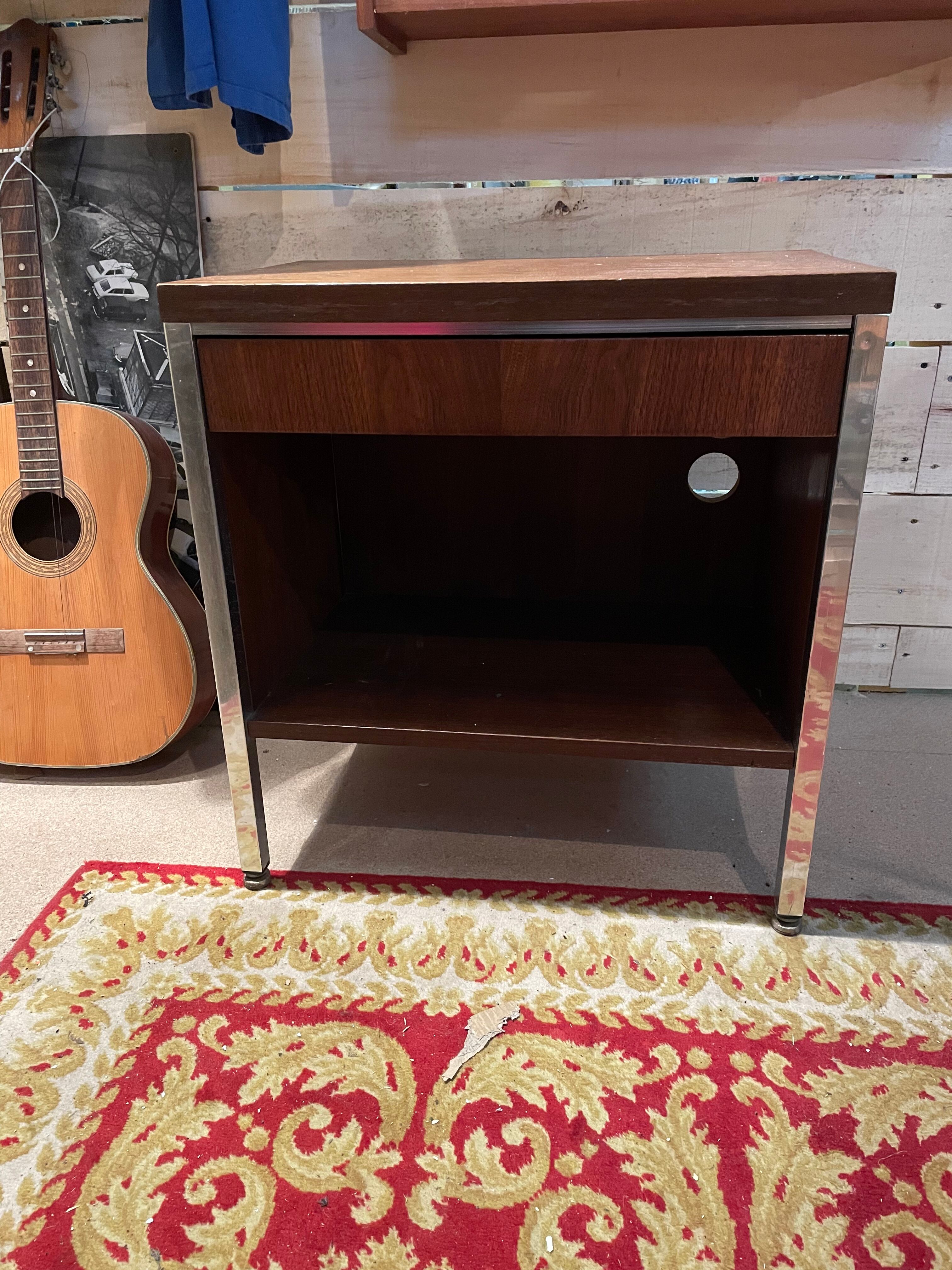 Vintage designer end table from the 60s and 70s