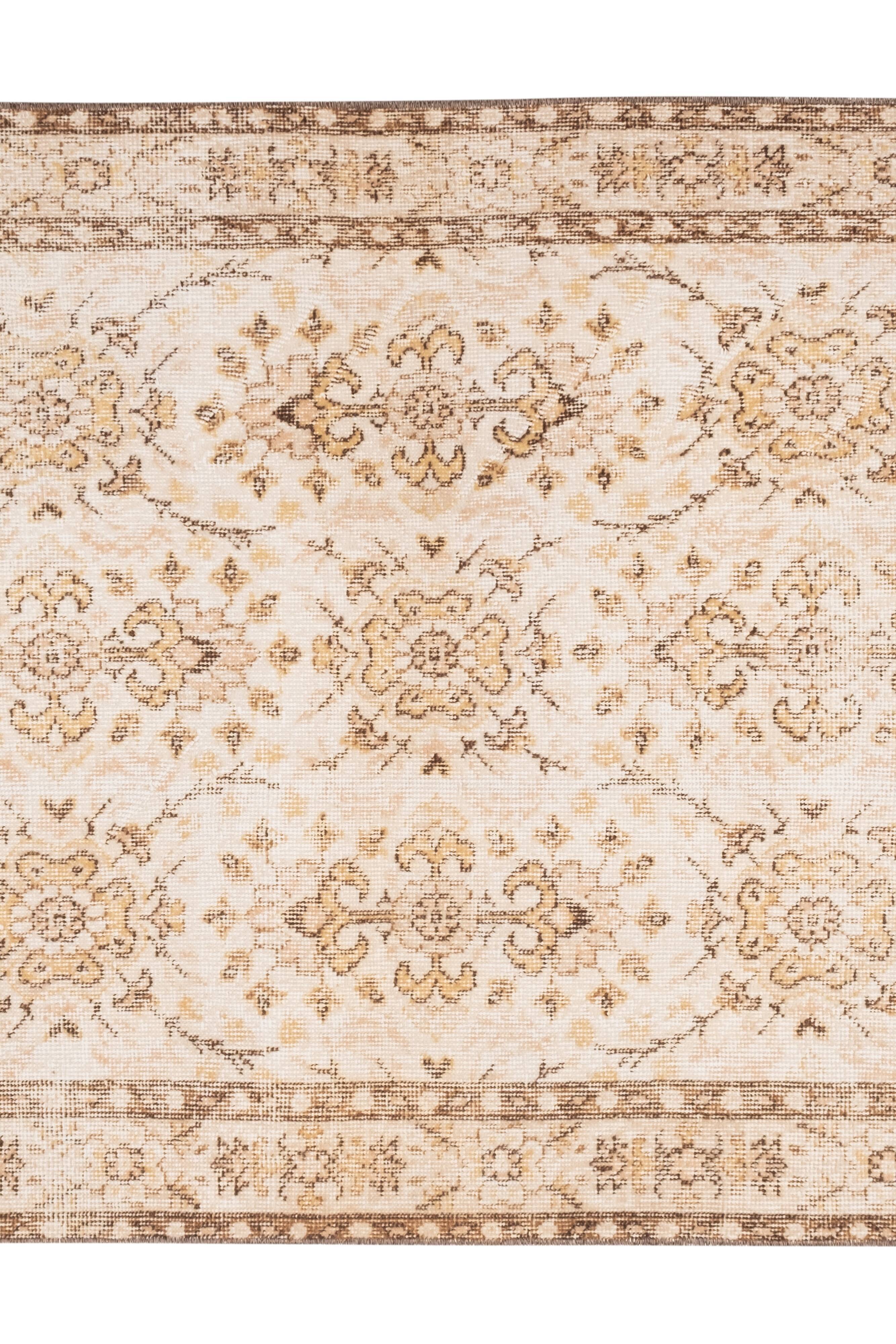 Vintage Turkish Sparta Rug 3'10" X 6'11"