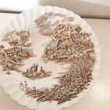 set of 8 iron earth soup plates, Johnson Bros