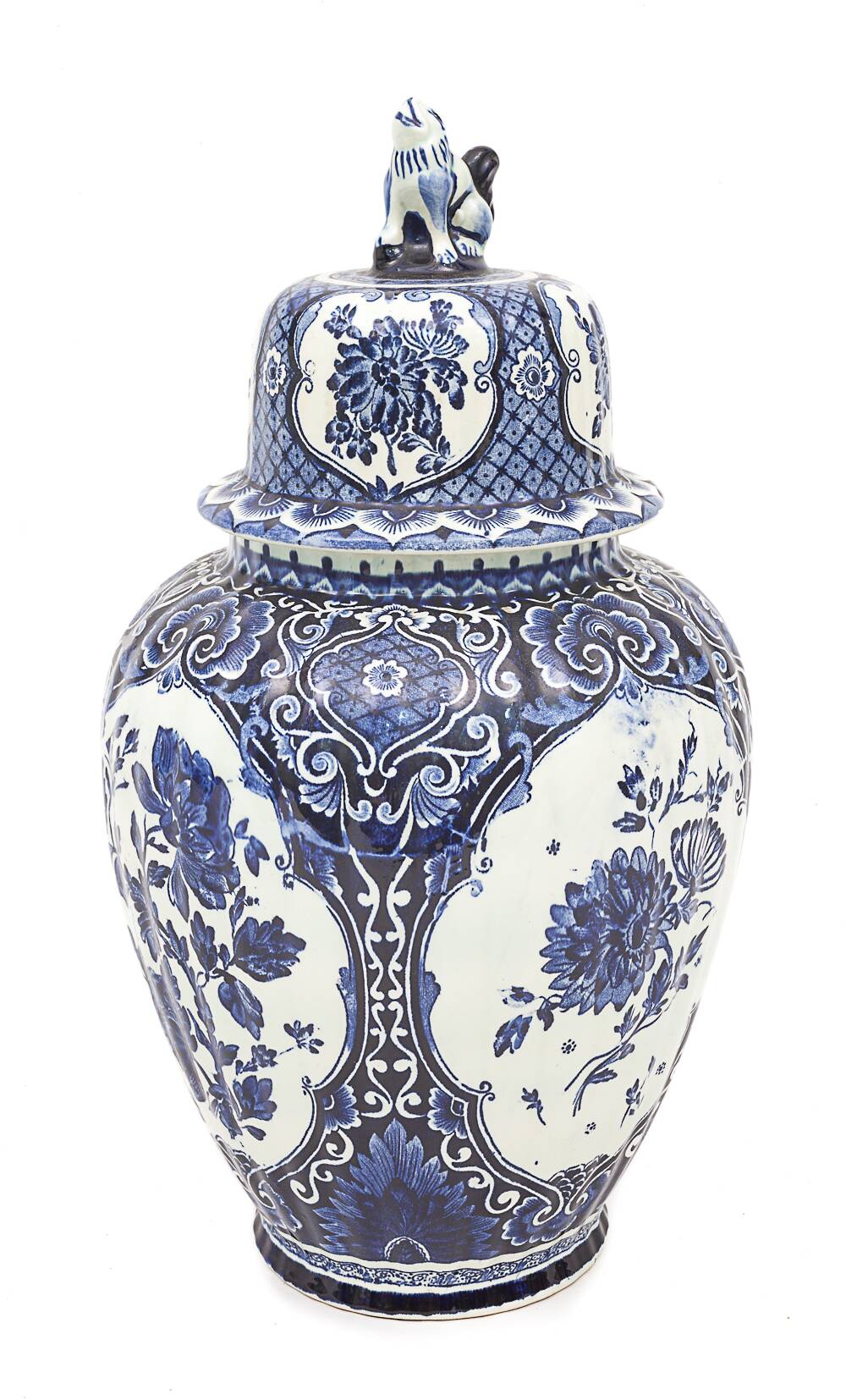 Delft earthenware vase
