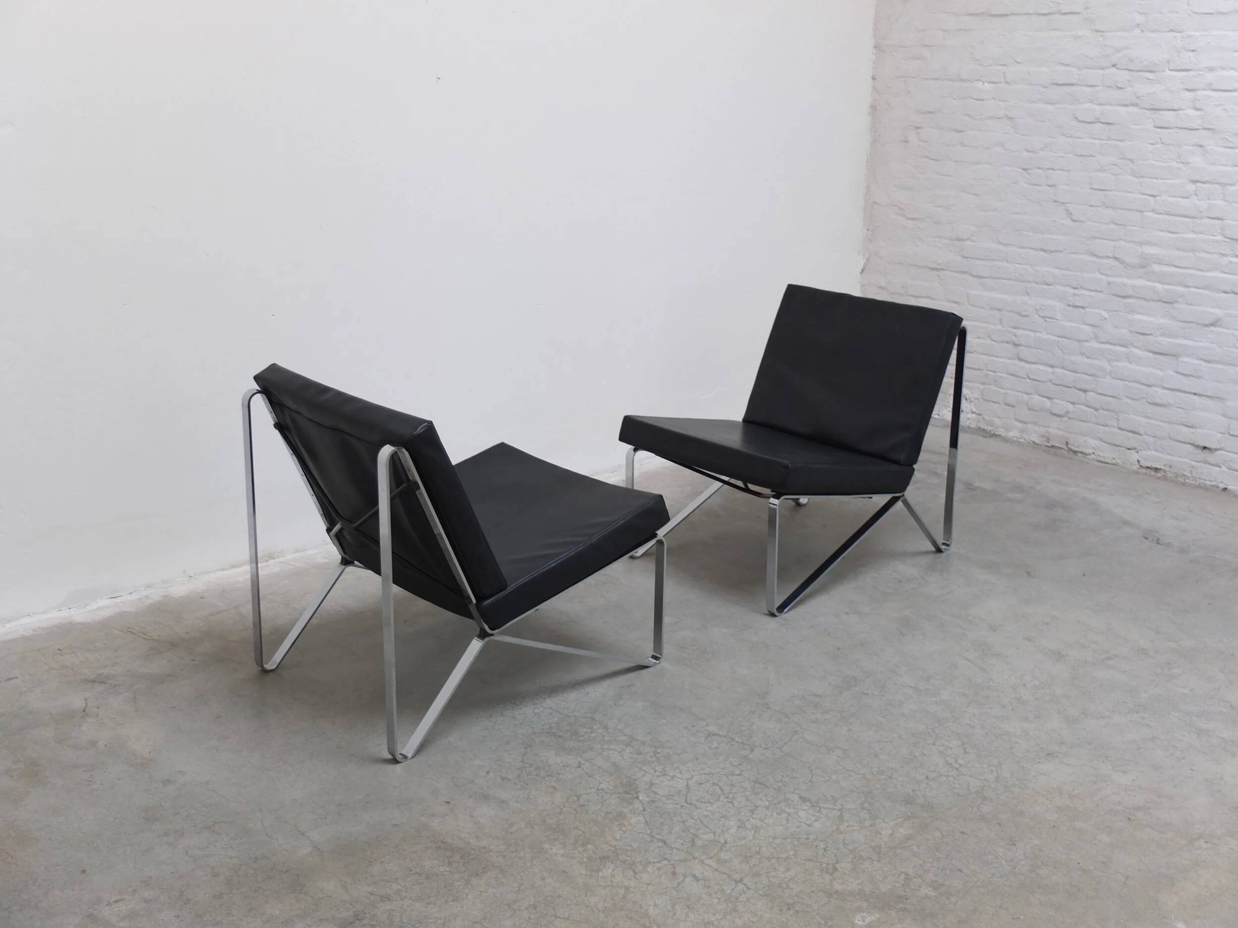 Pair of easy chairs by Hartmut Lohmeyer for Mauser Werke Waldeck, 1957