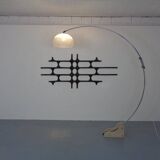 Large German Brutalist Iron Wall Sculpture, 1960s