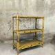 Vintage rattan shelf