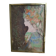 Lithograpgie portrait d une jeune femme