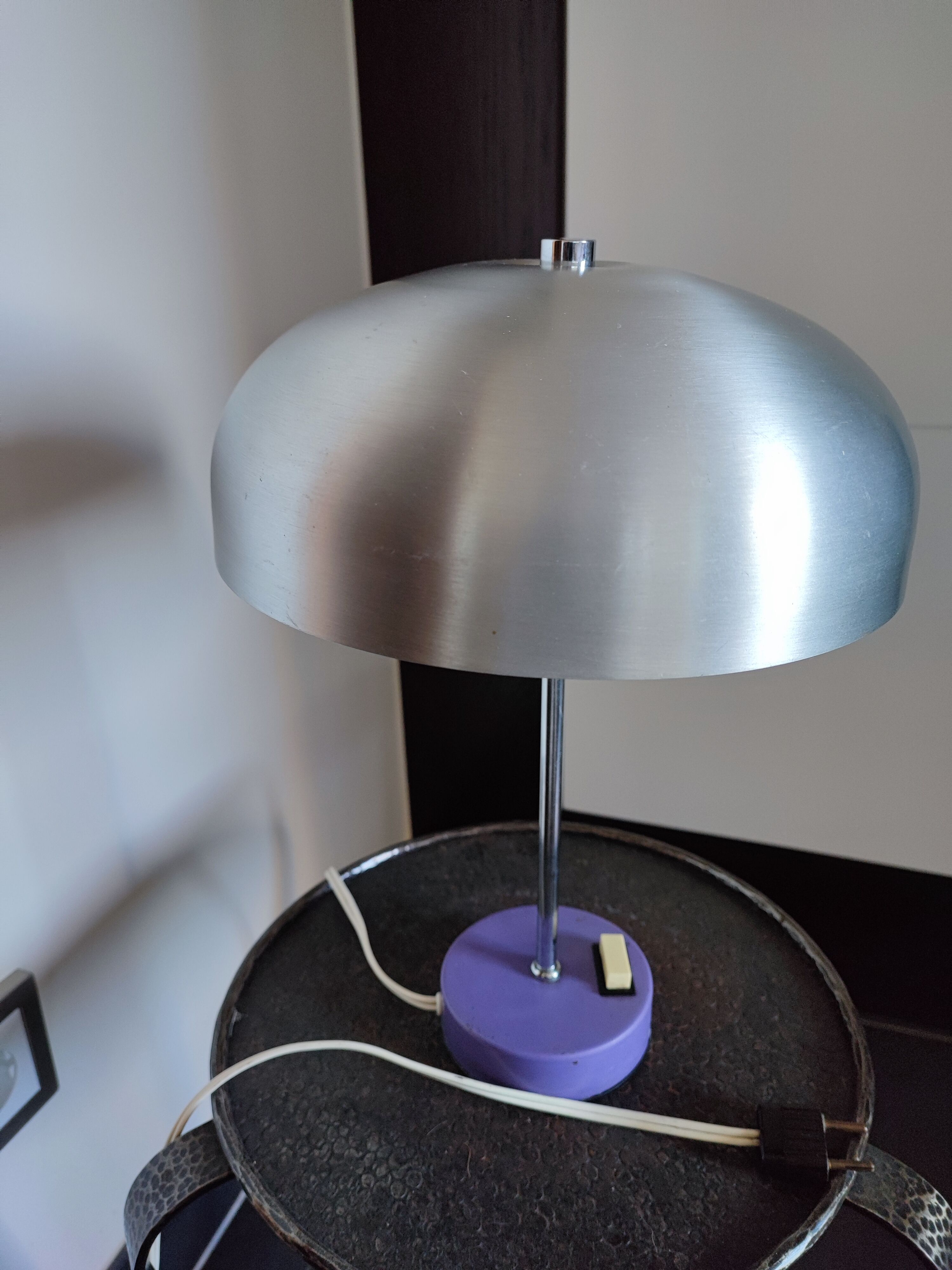 Lampe champignon en aluminium
