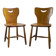 A pair of Swedish dining chairs 1950's