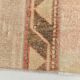 Turkish Pale Red & Cream Vintage Runner Rug, 71x378Cm