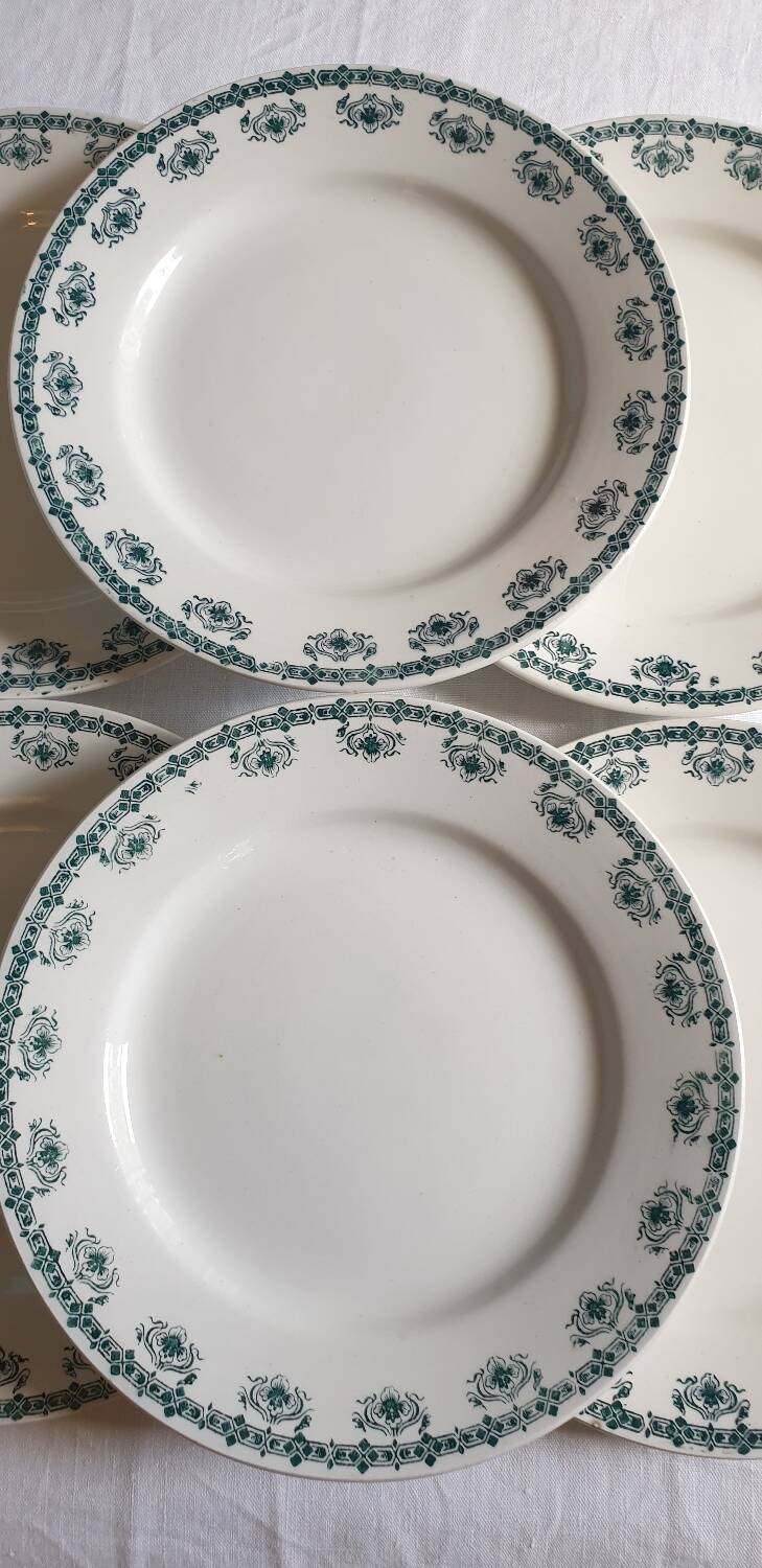 6 Céranord St Amand plates