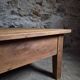 Table basse ancienne en chêne français – Table XXL de ferme du XIXe siècle