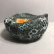 Old glazed ceramic ashtray + Wilts multicolor large model Vintage