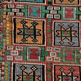 Large Vintage Turkish Kilim Rug 350x195 cm Wool Jajim Kelim