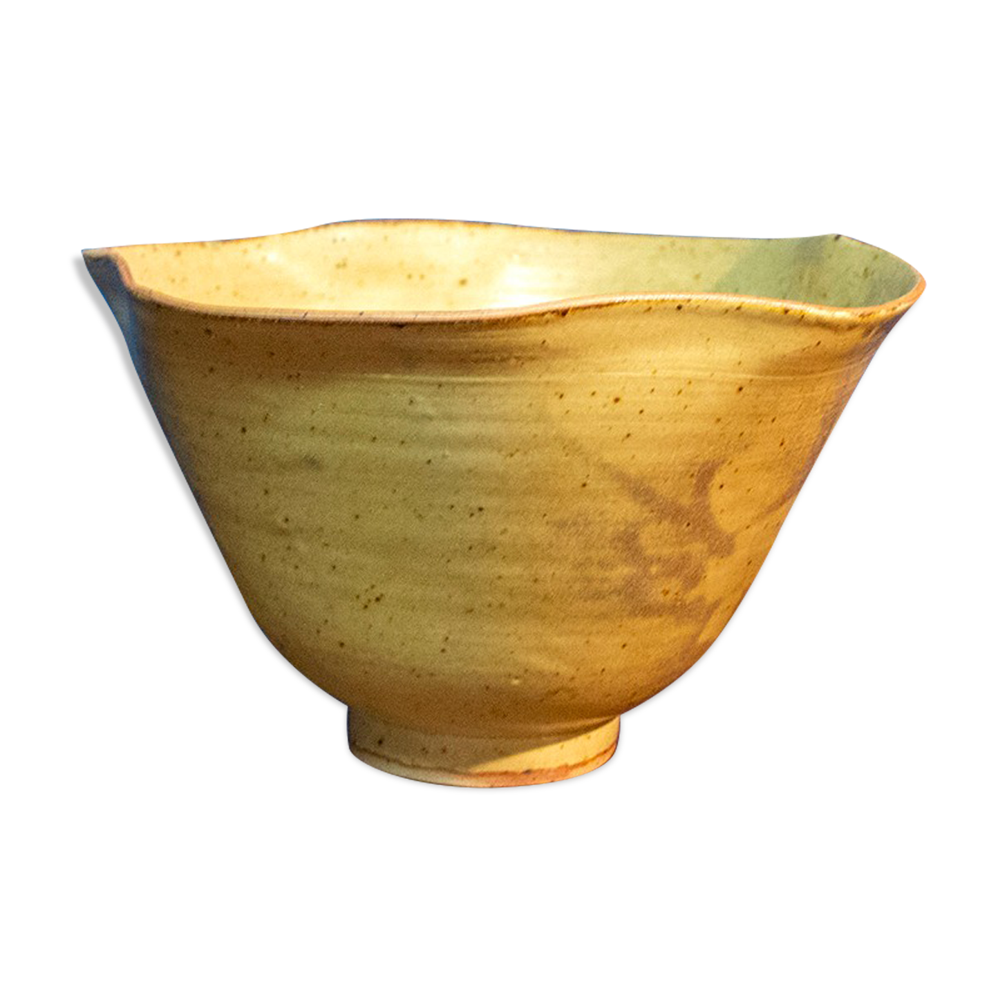 Vase en céramique Raku Scandinavia années 80