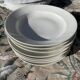 8 assiettes creuses porcelaine blanche