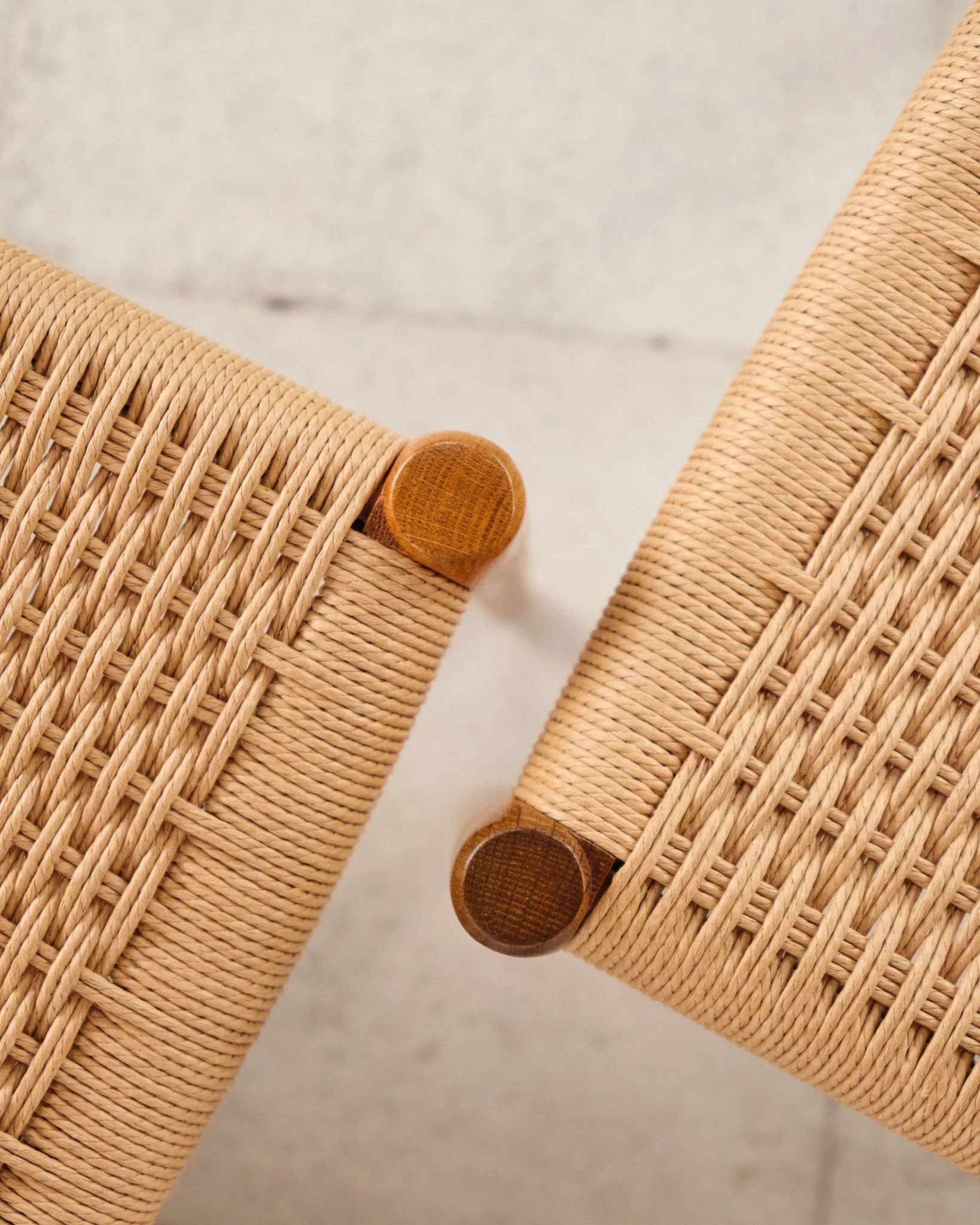 Set of 4 chairs model 75 in oak, Niels O. Møller, Denmark, 1950s