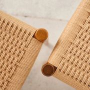 Set of 4 chairs model 75 in oak, Niels O. Møller, Denmark, 1950s