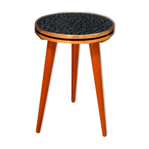 Table à fleurs années 1960