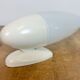 Industrial White Bakelite Wall Light with Milk Glass, 1950s