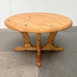 Vintage pine coffee table by Burchardt Nielsen, 1970s.