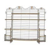 Bakery wrought iron shelf