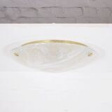 Brass and Murano ceiling light, 1970's.