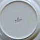 10 flat plates from the Longchamp "Nemours" collection, hand-painted.